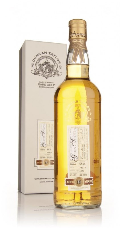 Glen Scotia 18 Year Old 1991 Rare Auld Duncan Taylor