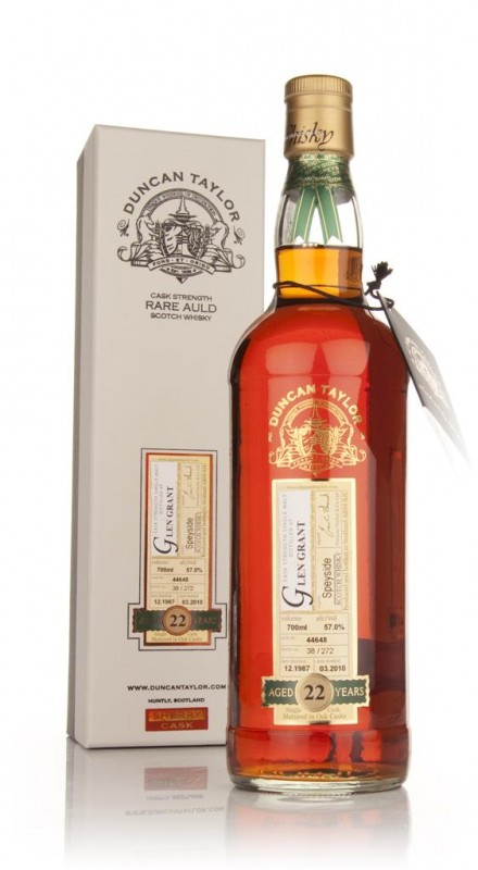 Glen Grant 22 Year Old 1987 Cask 44648 Rare Auld Duncan Taylor