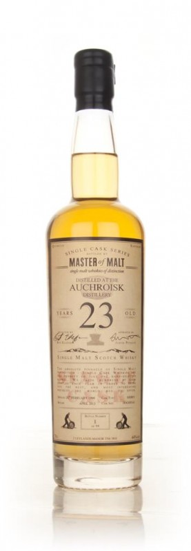 Auchroisk 23 Year Old 1990 Single Cask Master of Malt
