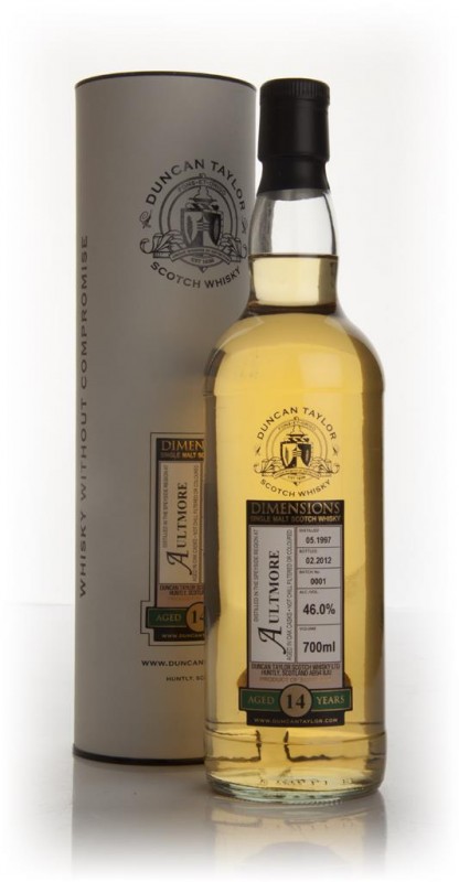 Aultmore 14 Year Old 1997 Dimensions Duncan Taylor