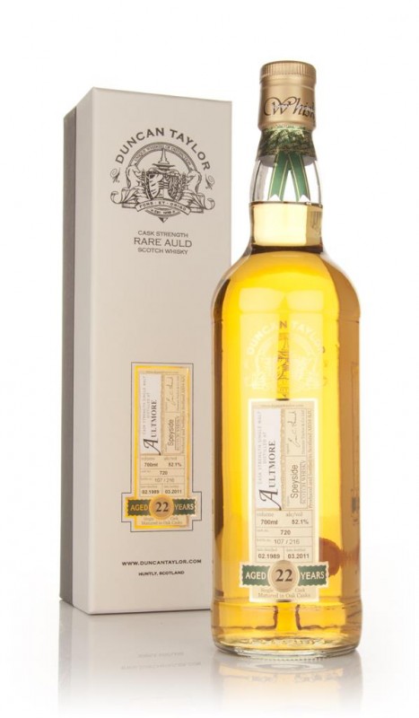 Aultmore 22 Year Old 1989 Rare Auld Duncan Taylor