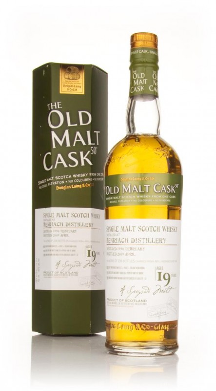 BenRiach 19 Year Old 1990 Old Malt Cask Douglas Laing