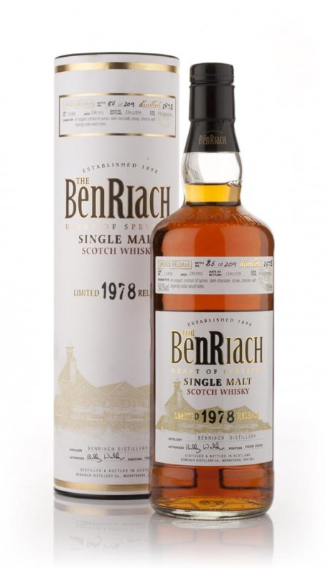 BenRiach 26 Year Old 1978