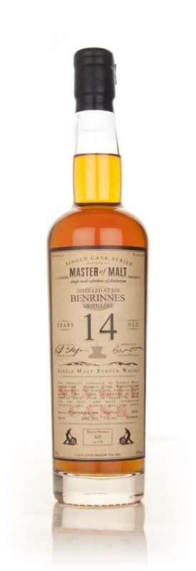 Benrinnes 14 Year Old 1998 Single Cask Master of Malt