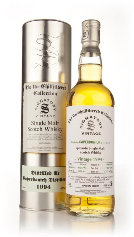 Caperdonich 16 Year Old 1994 Un-Chillfiltered Signatory