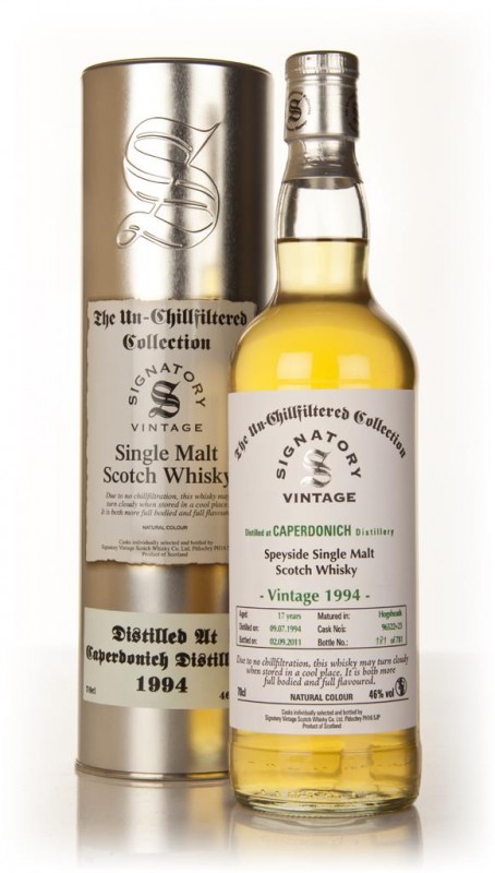 Caperdonich 17 Year Old 1994 Un-Chillfiltered Signatory