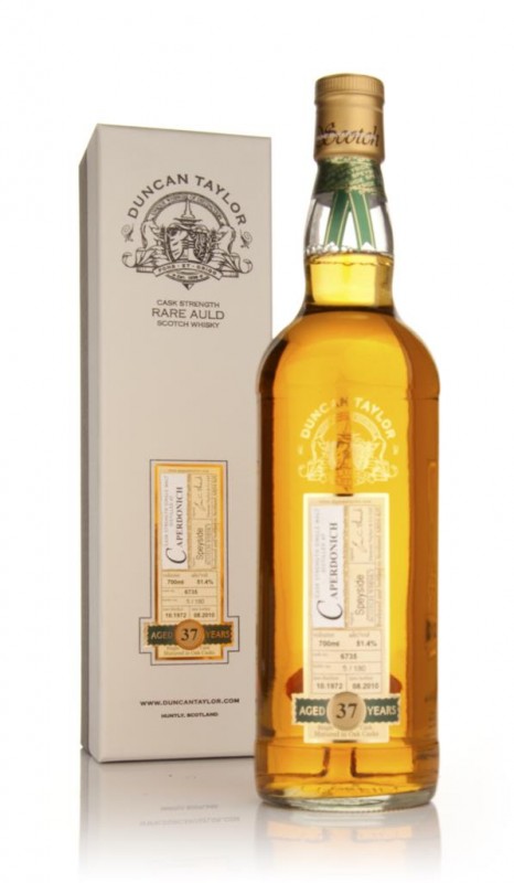 Caperdonich 37 Year Old 1972 Cask #6735 Rare Auld Duncan Taylor