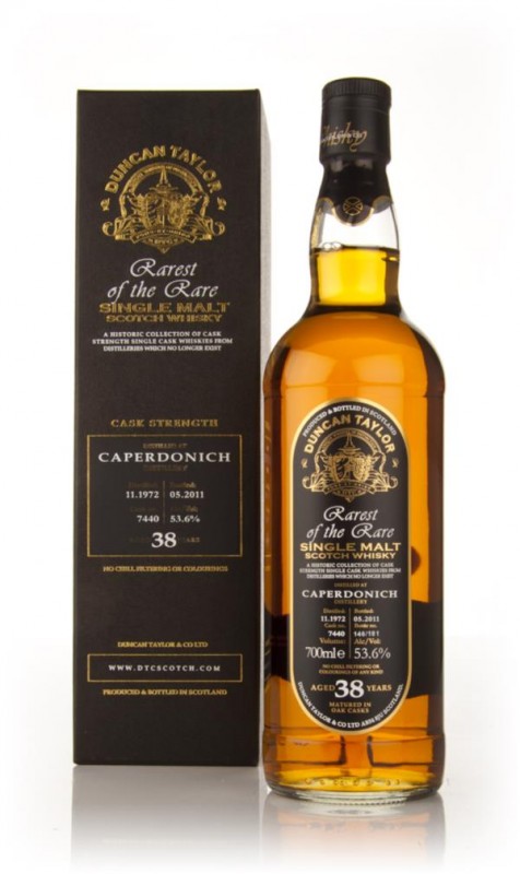 Caperdonich 38 Year Old 1972 Rarest of the Rare Duncan Taylor
