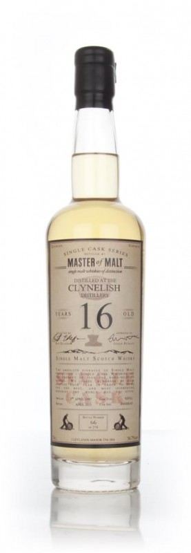 Clynelish 16 Year Old 1997 Single Cask Master of Malt