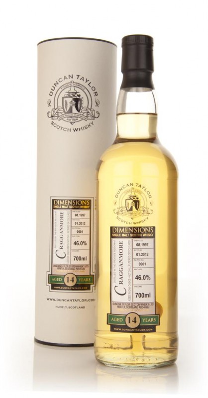 Cragganmore 14 Year Old 1997 Dimensions 1997 Duncan Taylor