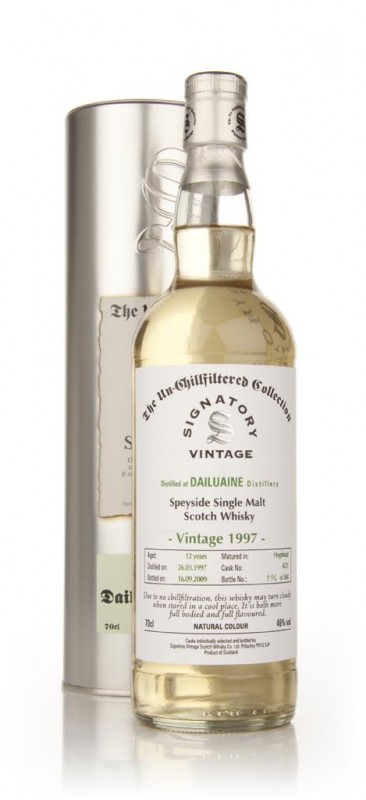 Dailuaine 12 Year Old 1997 Cask #4231 Un-Chillfiltered Signatory