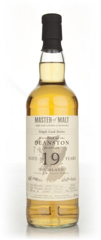 Deanston 19 Year Old Single Cask Master of Malt