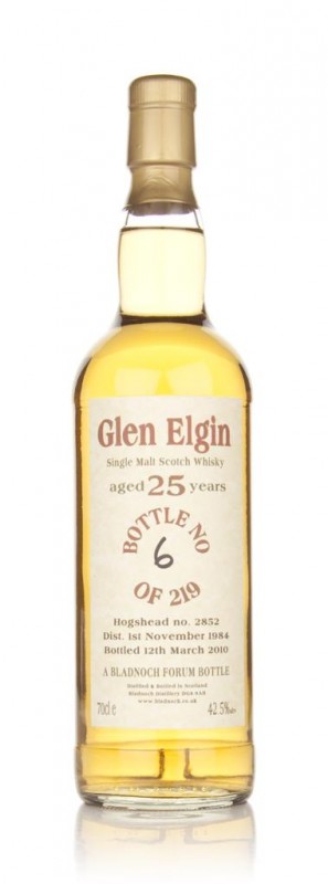 Glen Elgin 25 Year Old 1984 Cask 2852 Bladnoch