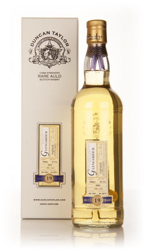 Glen Garioch 19 Year Old 1991 Rare Auld Duncan Taylor