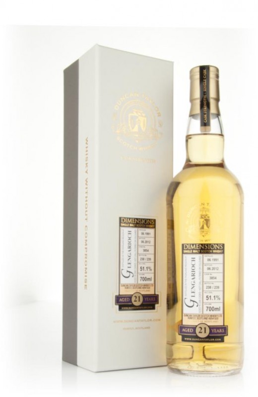Glen Garioch 21 Year Old 1991 Dimensions Duncan Taylor