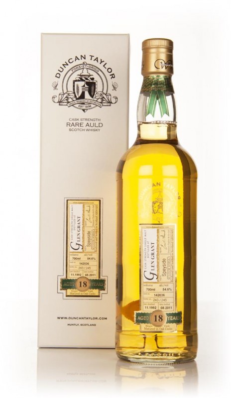 Glen Grant 18 Year Old 1992 Rare Auld Duncan Taylor