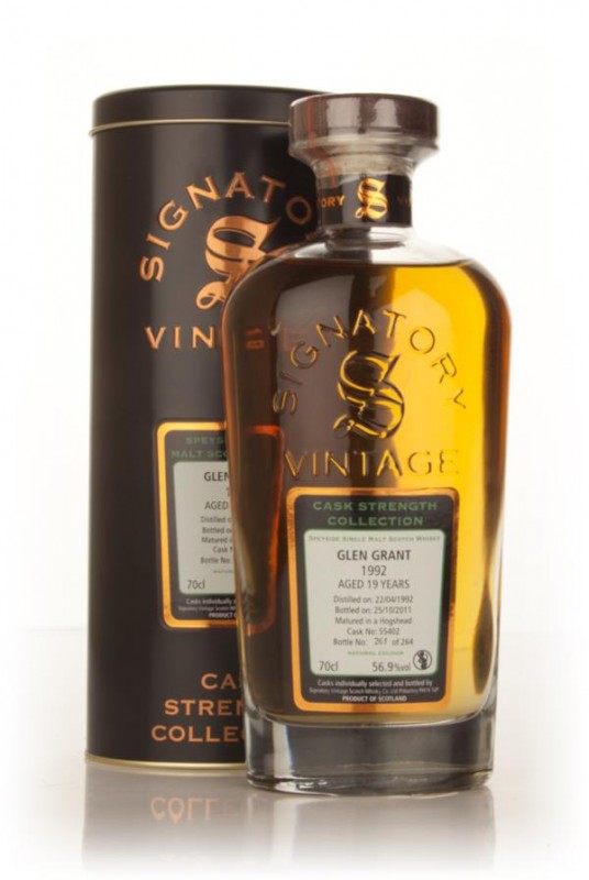 Glen Grant 19 Year Old 1992 Cask 55402 Cask Strength Collection Signatory