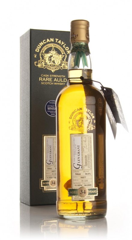 Glen Grant 34 Year Old 1974 Rare Auld Duncan Taylor