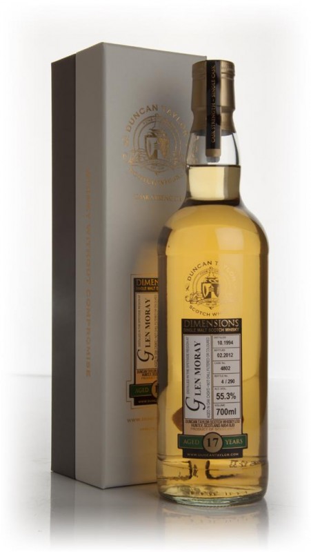Glen Moray 17 Year Old 1994 Dimensions Duncan Taylor