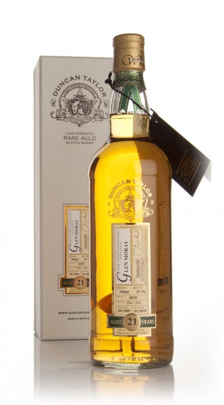 Glen Moray 21 Year Old 1988 Rare Auld Duncan Taylor