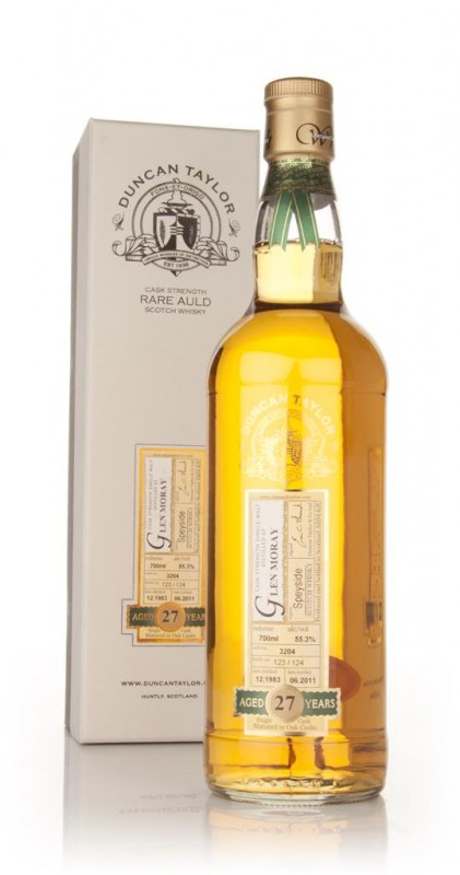 Glen Moray 27 Year Old 1983 Rare Auld Duncan Taylor