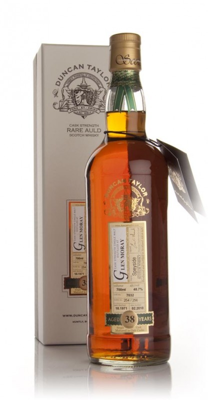 Glen Moray 38 Year Old 1971 Rare Auld Duncan Taylor