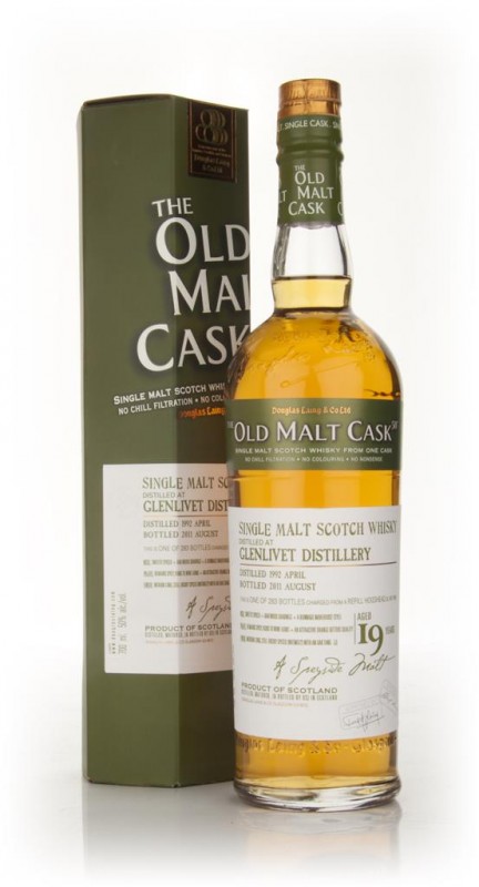Glenlivet 19 Year Old 1992 Old Malt Cask Douglas Laing