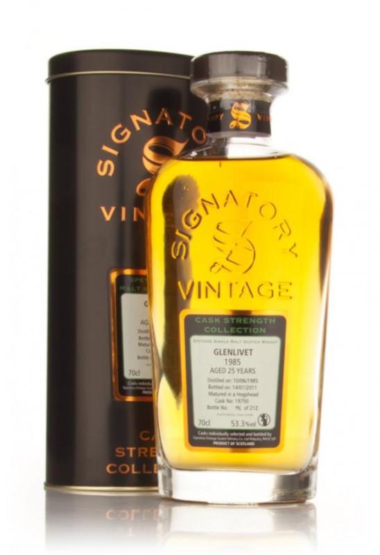Glenlivet 25 Year Old 1985 Cask Strength Collection Signatory