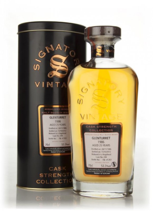 Glenturret 25 Year Old 1986 Cask 294 Cask Strength Collection Signatory