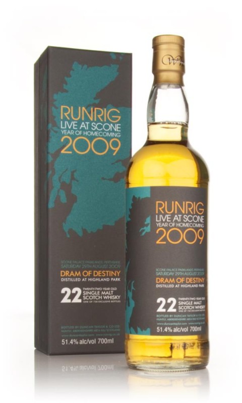 Highland Park 22 Year Old Runrig 2009 Dram of Destiny Duncan Taylor