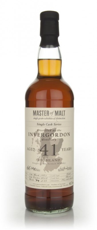 Invergordon 41 Year Old Single Cask Master of Malt