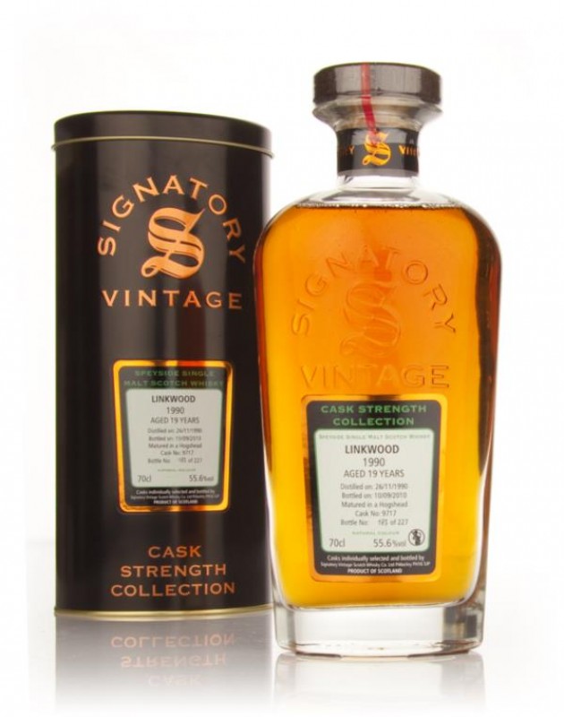 Linkwood 19 Year Old 1990 Cask Strength Collection Signatory