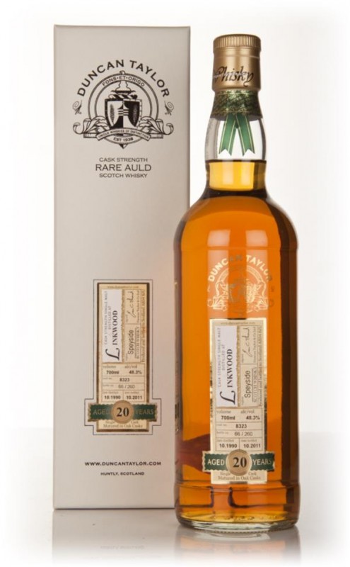 Linkwood 20 Year Old 1990 Rare Auld Duncan Taylor