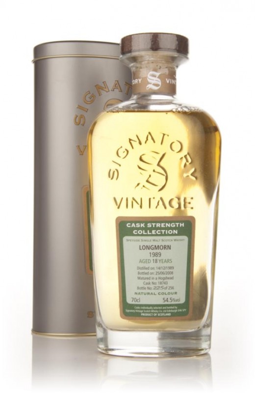 Longmorn 18 Year Old 1989 Cask Strength Collection Signatory