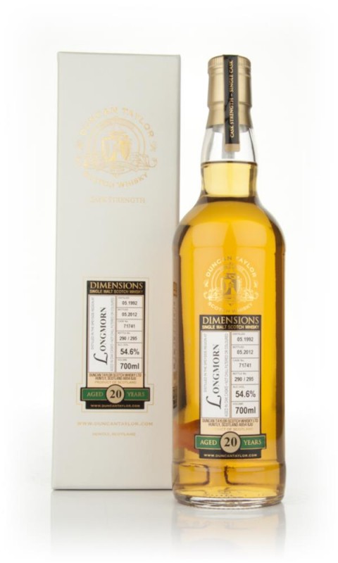 Longmorn 20 Year Old 1992 Cask 71741 Dimensions Duncan Taylor