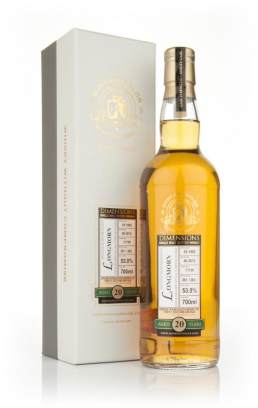 Longmorn 20 Year Old 1992 Dimensions Duncan Taylor