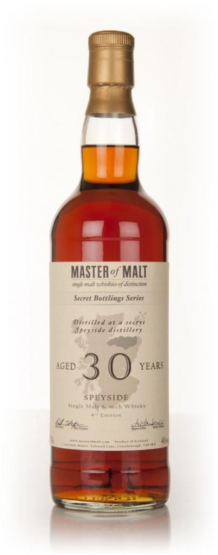 Master of Malt 30 Year Old Speyside 4th Edition