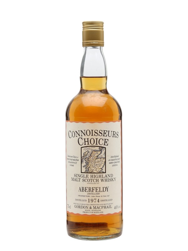 Aberfeldy 1974 Map Label Connoisseurs Choice Gordon & Macphail