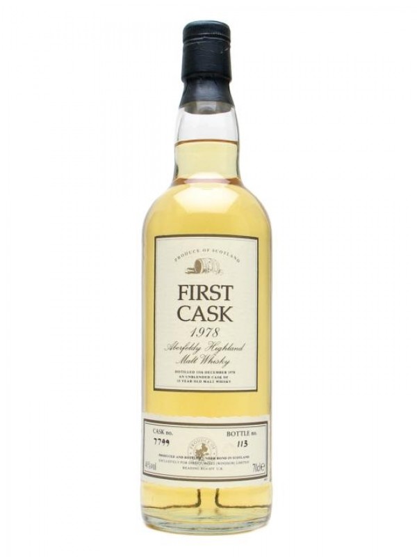 Aberfeldy 1978 15 Year Old First Cask