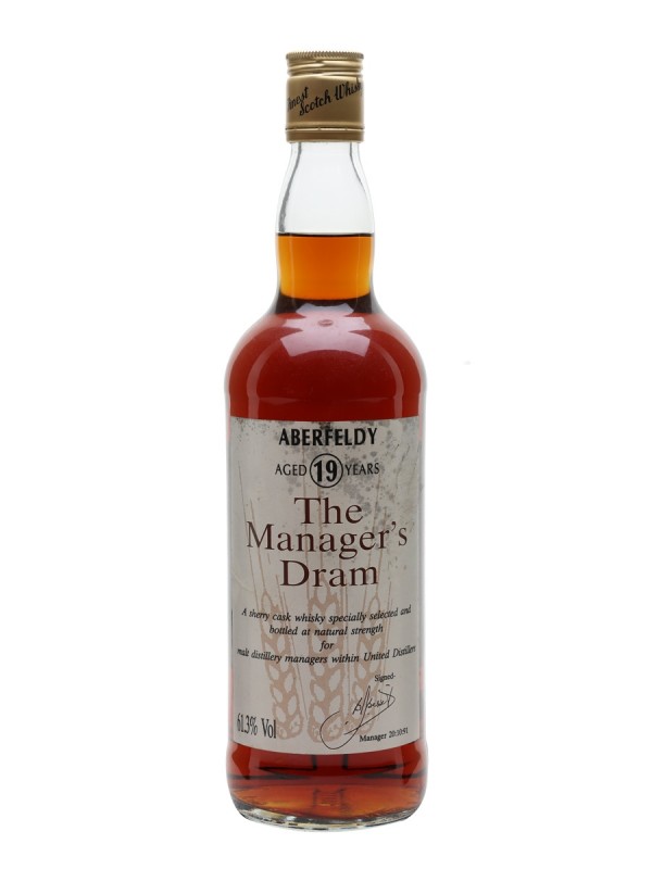 Aberfeldy 19 Year Old / Bottled 1991 / Manager's Dram