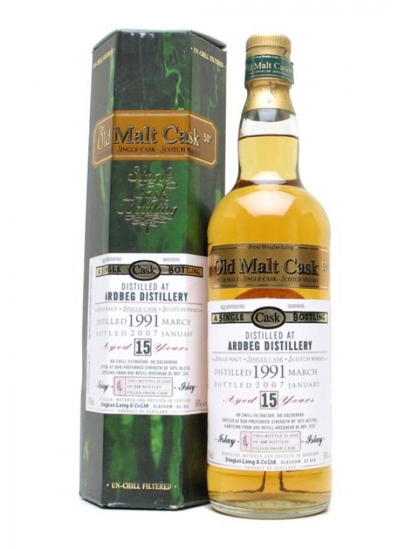 Ardbeg 1991 15 Year Old Cask 3253 Douglas Laing Old Malt Cask