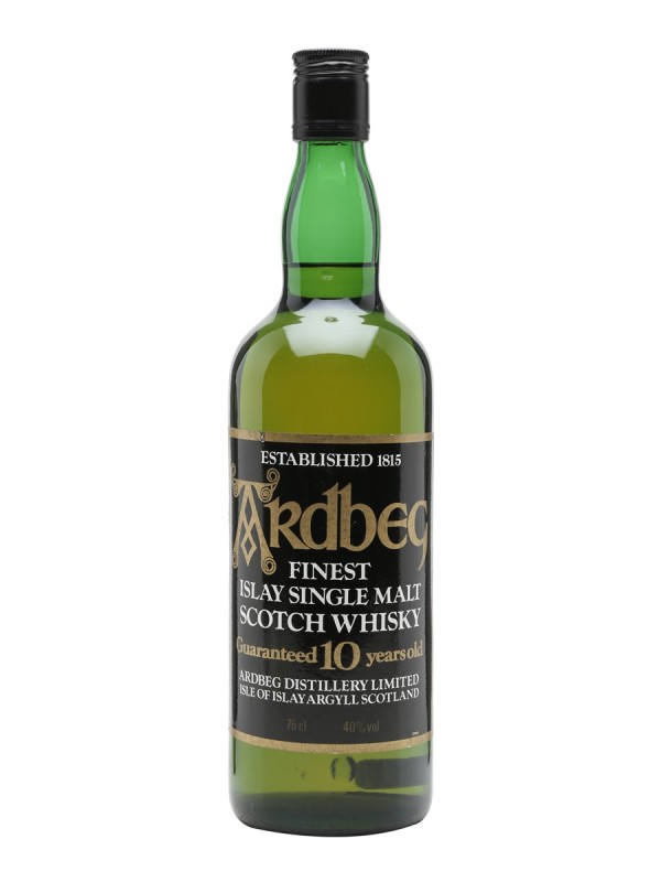 Ardbeg 10 Year Old Bottled 1980's 75cl