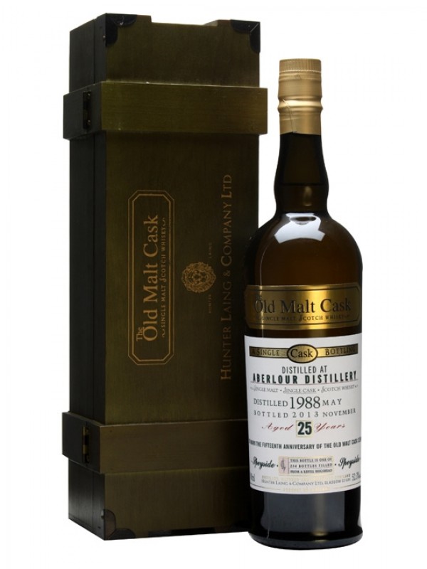 Aberlour 1988 25 Year Old Old Malt Cask 15th Anniversary Hunter Laing