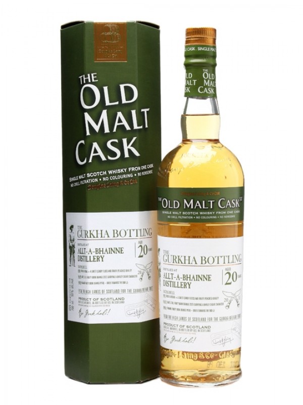 Allt A Bhainne 20 Year Old Gurkha Bottling Old Malt Cask Douglas Laing
