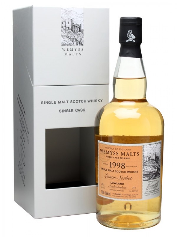 Auchentoshan 1998 Lemon Sorbet Wemyss Malts