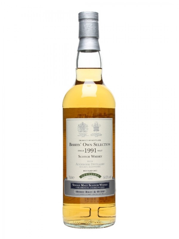 Auchroisk 1991 Cask #16022 Berry Bros & Rudd