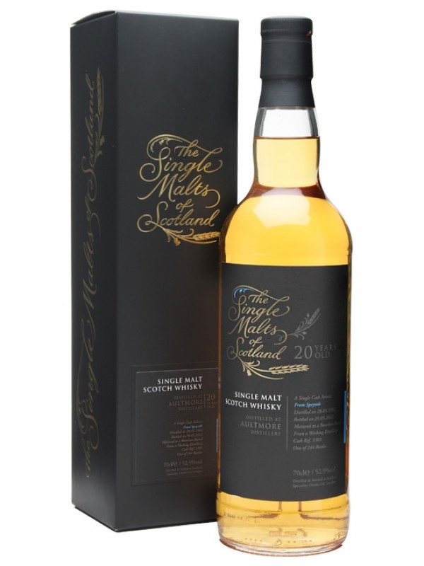 Aultmore 1992 20 Year Old Single Malts of Scotland