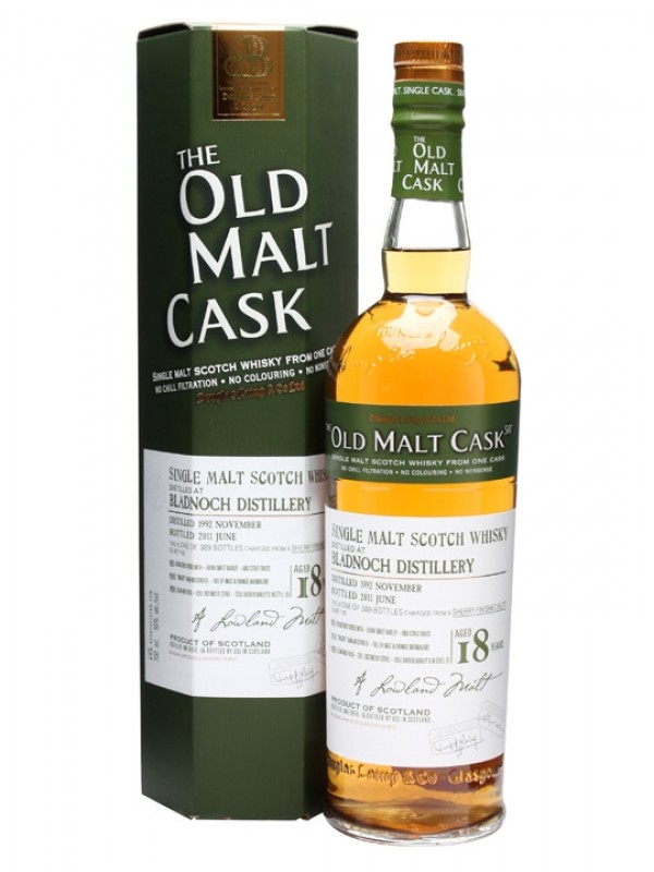 Bladnoch 1992 18 Year Old Sherry Butt #7162 Douglas Laing Old Malt Cask