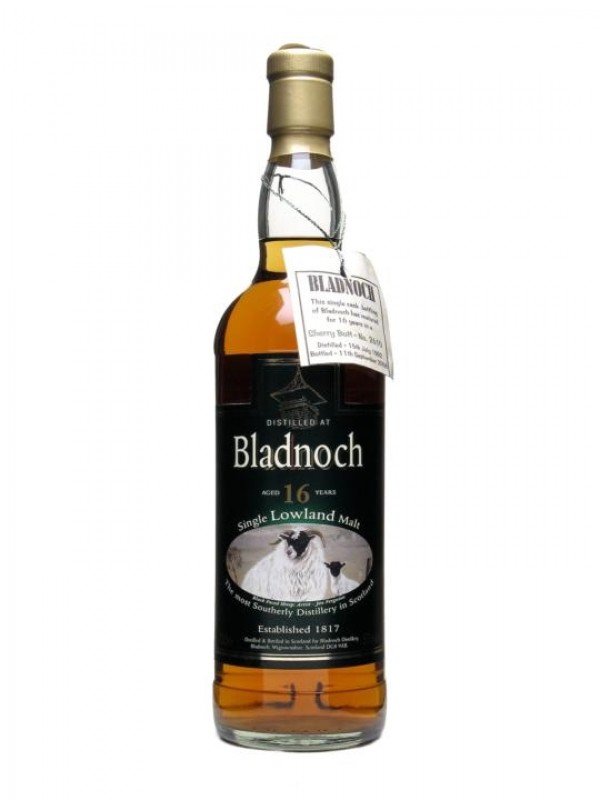Bladnoch 1992 16 Year Old Sherry Butt #2610