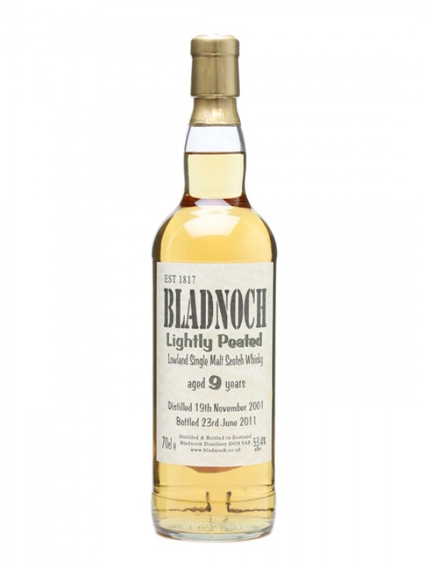 Bladnoch 2001 9 Year Old Lightly Peated